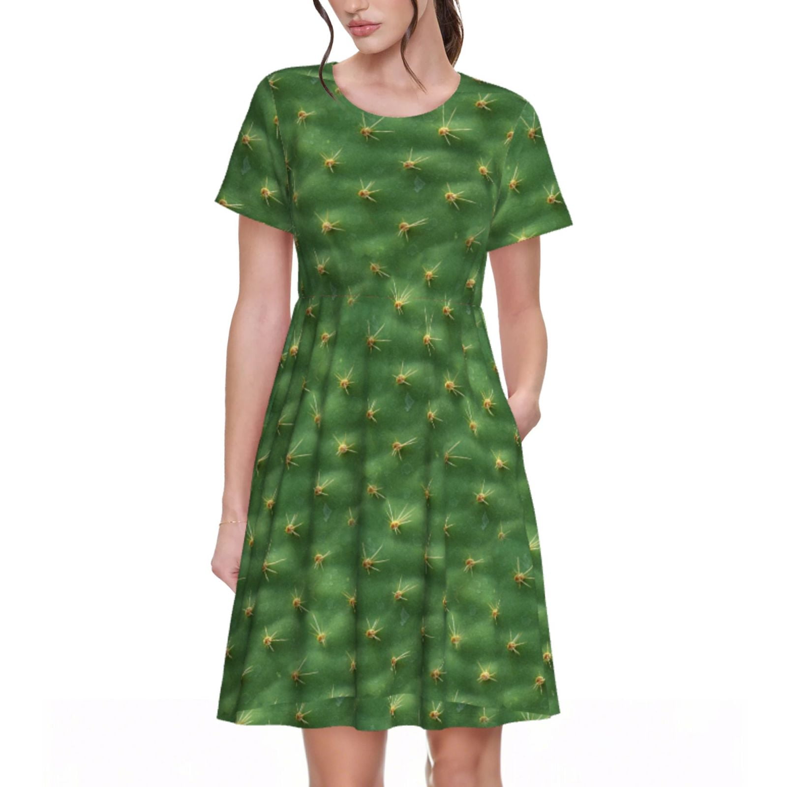 Cali Cactus Print Maxi Dress main image 1