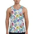 thumbnail image 1 of Fotbe Cactus Pattern Men's Quick Dry Workout Tank Top Gym Muscle Tee Fitness Bodybuilding Sleeveless T Shirt Breathable Workout Shirt-4X-Large, 1 of 9