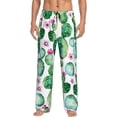 thumbnail image 1 of Fotbe Cactus Plants Men's Pajama Pants,Sleepwear Pants,Pj Bottoms Drawstring And Pockets-Large, 1 of 9