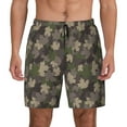 thumbnail image 1 of Fotbe Camouflage maple Men’s Swim Trunks Quick Dry Swim Shorts Board Shorts with Mesh Lining-Small, 1 of 9