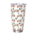 thumbnail image 1 of Fotbe Camp Van Pattern 20 oz Tumbler Stainless Steel Vacuum Insulated Coffee Ice Cup Double Wall Travel Flask Leak-proof Coffee Cup-Without Straw, 1 of 8