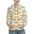 thumbnail image 1 of Fotbe Cars Pattern Womens Long Sleeve Hoodie, Pullover Hooded Sweatshirt, Kangaroo Pocket Hoodie with Eye-catching Drawstrings-Medium, 1 of 7