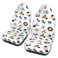 thumbnail image 1 of Fotbe Cartoon Animals Pattern Automotive Seat Covers for Cars Trucks and SUVs – Car Seat Covers for Front Seats,Protective Seat Covers,Vehicle Seat Covers, Set of 2, 1 of 9