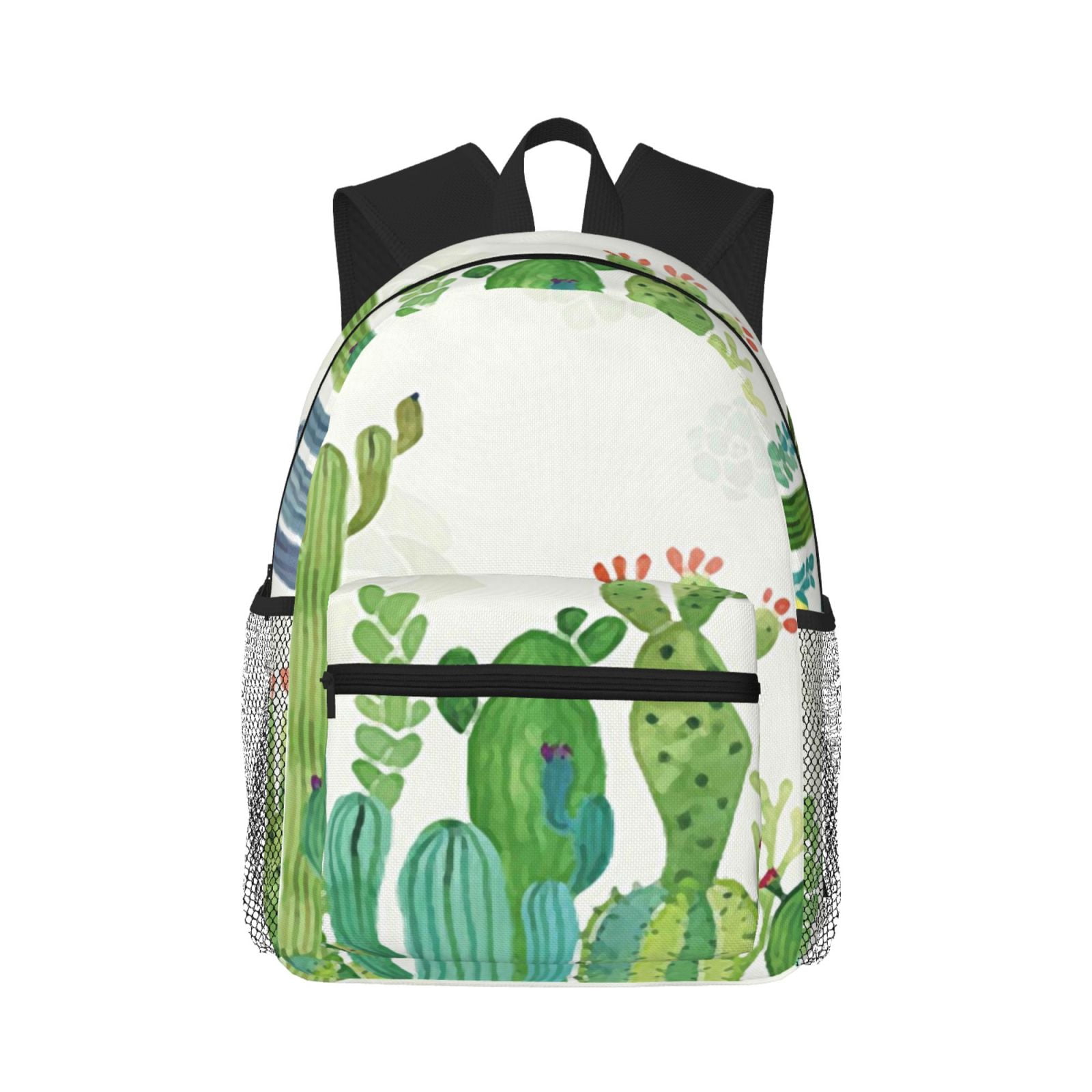 Cactus Rucksack Fotbe Cartoon Cactus Lightweight Casual Laptop Backpack for Men and ...