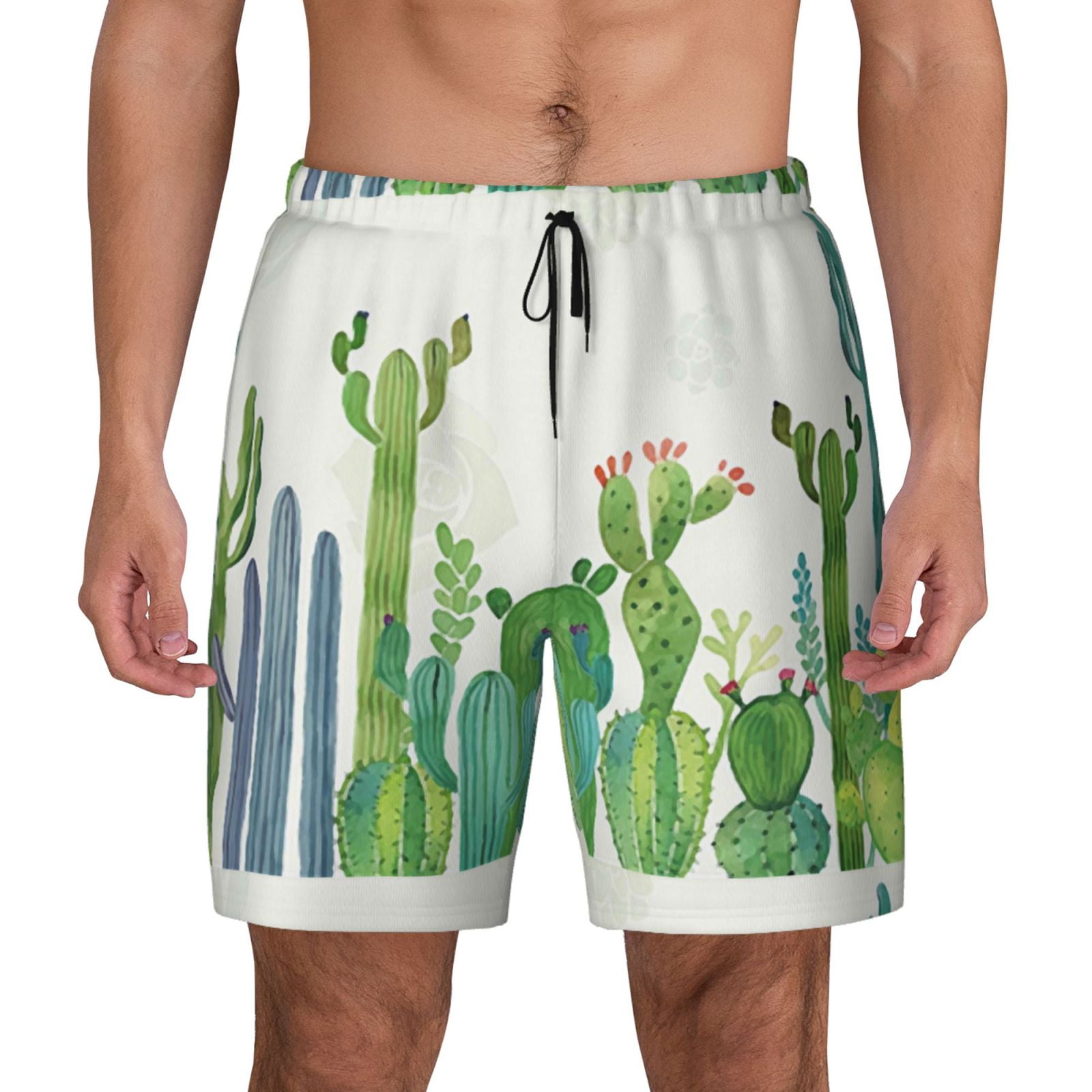 Wild Ride: Broncs, UFOs, and Cactus Skies Swim Trunks