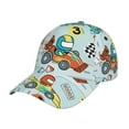 thumbnail image 1 of Fotbe Cartoon Car Racing Baseball Cap, Cartoon Car Racing Print Dad Hat,Outdoor Hat,Adjustable Sports Cap, Perfect For Activities, 1 of 9