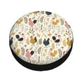 thumbnail image 1 of Fotbe Cartoon Chickens Spare Tire Cover Thickening Universal Fit for Jeep, Trailer, RV, SUV, Truck, Tough Tire Wheel Soft Cover-15 inch, 1 of 9
