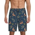 thumbnail image 1 of Fotbe Cartoon Deers Pajama Shorts for Men, Men's Pajama Bottoms, Sleepwear,Short Pajama Pants-X-Large, 1 of 9
