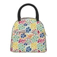 thumbnail image 1 of Fotbe Cartoon Flowers Pattern Lunch Bag, Insulated Lunch Box, Small Leakproof Cooler Food Lunch Containers Reusable High Capacity Lunch Tote Bags for Work, Travel, Outdoor, 1 of 1