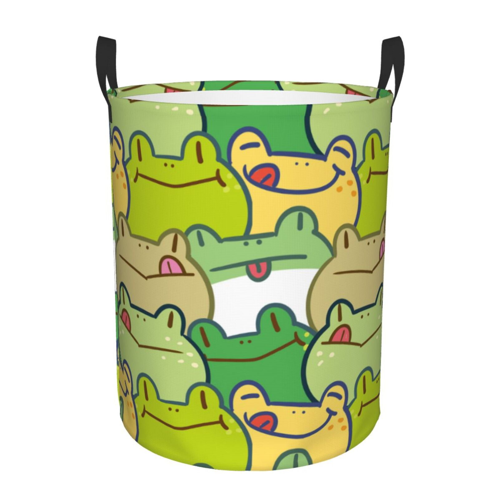 Mystic Frog Shrooms Quilted Laundry Basket NCU0NXD1059