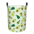 thumbnail image 1 of Fotbe Cartoon Fruit Laundry Basket with Handles, Waterproof Large Laundry Hamper, Wash Bag for Corner Dorm, Rolling Laundry Basket with Handles-Medium, 1 of 8