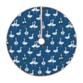 thumbnail image 1 of Fotbe Cartoon Geese With Xmas Pattern Christmas Tree Skirt, Tree Skirts Plush Christmas Decorations, Christmas Tree Skirts Xmas Decorations Holiday Party Decor-30", 1 of 6