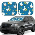 thumbnail image 1 of Fotbe Cartoon Goose 2-Piece Car Windshield Sun Shade | Sun Blocker for Car Windshield | Foldable Automotive Interior Accessories for Sun Protection-Medium, 1 of 7