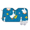 thumbnail image 1 of Fotbe Cartoon Goose Car Windshield Sunshade | Sun Visor Protector Front Window Shade, Keeps Out UV Rays, Keeps Your Vehicle Cool-Small, 1 of 7