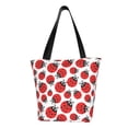 thumbnail image 1 of Fotbe Cartoon Ladybug Pattern Beach Tote,Shoulder Handbag,Spacious Tote Bag,Lightweight Travel Bag,Versatile Shopping Bag, 1 of 9