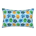 thumbnail image 1 of Fotbe Cartoon Monster Pillow Cases - Envelope Closure - Luxury, Extra Soft, Cooling Pillow Covers - Wrinkle, Fade, Stain Resistant-14"x20", 1 of 9