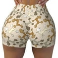 thumbnail image 1 of Fotbe Cartoon Poodle Dog Seamless Shorts, Womens Workout Shorts High Waist Stretch Booty Short for Gym/Yoga/Running/Biking-XX-Large, 1 of 9