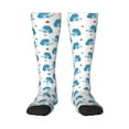 thumbnail image 1 of Fotbe Cartoon Poodle Dog print Women's Men's Novelty Crew Socks Cotton Socks Knee High Socks for Walking,Running,Nurses,Pregnancy, 1 of 9