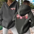 thumbnail image 1 of And Winter Fashion Ice Printed Women's Hooded Sweatshirt Without Pockets Sleep Hoodie Women Knitted Jacket Jacket Women Womens Sweatshirt Hoodie Hoodies Women Lightweight Sweatshirts for Women Womens, 1 of 4