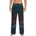 thumbnail image 1 of Fotbe Cartoon Sharks Men's Pajama Pants,Sleepwear Pants,Pj Bottoms Drawstring And Pockets-Large, 1 of 9