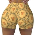 thumbnail image 1 of Fotbe Cartoon Squirrel Seamless Shorts, Womens Workout Shorts High Waist Stretch Booty Short for Gym/Yoga/Running/Biking-X-Large, 1 of 9