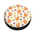 thumbnail image 1 of Fotbe Cartoon Squirrel Spare Tire Cover Thickening Universal Fit for Jeep, Trailer, RV, SUV, Truck, Tough Tire Wheel Soft Cover-17 inch, 1 of 8