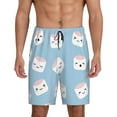 thumbnail image 1 of Fotbe Cartoon Sushi Pajama Shorts for Men, Men's Pajama Bottoms, Sleepwear,Short Pajama Pants-X-Large, 1 of 9