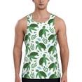 thumbnail image 1 of Fotbe Cartoon Turtle Pattern Men's Quick Dry Workout Tank Top Gym Muscle Tee Fitness Bodybuilding Sleeveless T Shirt Breathable Workout Shirt-3X-Large, 1 of 9