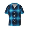 thumbnail image 1 of Fotbe Cat Sketch print Short Sleeve Button Down Shirts for Men Casual Summer Beach Wrinkle Free Shirt-3X-Large, 1 of 7