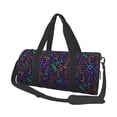 thumbnail image 1 of Fotbe Chemistry Science Pattern Foldable Sports Gym Bag with Wet Dry Pocket, Ultralight Travel Bag, Large Capacity Duffel Bag, Splash Proof Carry on Bag, Overnight Bag, Weekender Bag, 1 of 8
