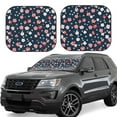 thumbnail image 1 of Fotbe Cherry Blossoms 2-Piece Car Windshield Sun Shade | Sun Blocker for Car Windshield | Foldable Automotive Interior Accessories for Sun Protection-Large, 1 of 7