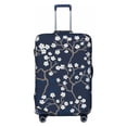 thumbnail image 1 of Fotbe Cherry Blossoms on Navy Background Luggage Cover Protector,Suitcase Protector,Scratch and Dirt Resistant,Fits 18-32 Inch Luggage-Large, 1 of 9