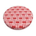thumbnail image 1 of Fotbe Cherry Bow Pattern Stool Covers Round,Waterproof Round Bar Stool Covers Bar Chair Covers Washable Stool Cushion Slipcover for 12-14 Inch Chair-14 inch, 1 of 7
