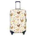 thumbnail image 1 of Fotbe Chicken Family Luggage Cover Protector,Suitcase Protector,Scratch and Dirt Resistant,Fits 18-32 Inch Luggage-Large, 1 of 9