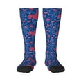 thumbnail image 1 of Fotbe Chicken and Rooster print Women's Men's Novelty Crew Socks Cotton Socks Knee High Socks for Walking,Running,Nurses,Pregnancy, 1 of 8