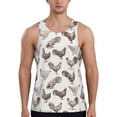 thumbnail image 1 of Fotbe Chickens Pattern Men's Quick Dry Workout Tank Top Gym Muscle Tee Fitness Bodybuilding Sleeveless T Shirt Breathable Workout Shirt-4X-Large, 1 of 9
