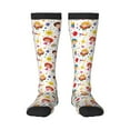 thumbnail image 1 of Fotbe Childrens Party print Women's Men's Novelty Crew Socks Cotton Socks Knee High Socks for Walking,Running,Nurses,Pregnancy, 1 of 8