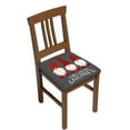 thumbnail image 1 of Fotbe Chillin with My Gonme Velvet Stretch Couch Cushion Cover Plush Cushion Slipcover for Chair Cushion Furniture Protector Seat Cushion Sofa Cover-16.9in, 1 of 9