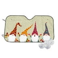 thumbnail image 1 of Fotbe Christmas Card With Gnomes Car Windshield Sunshade | Sun Visor Protector Front Window Shade, Keeps Out UV Rays, Keeps Your Vehicle Cool-Medium, 1 of 7