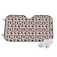 thumbnail image 1 of Fotbe Christmas Cat Car Windshield Sunshade | Sun Visor Protector Front Window Shade, Keeps Out UV Rays, Keeps Your Vehicle Cool-Medium, 1 of 7