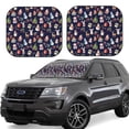 thumbnail image 1 of Fotbe Christmas Critters Delight 2-Piece Car Windshield Sun Shade | Sun Blocker for Car Windshield | Foldable Automotive Interior Accessories for Sun Protection-Large, 1 of 7
