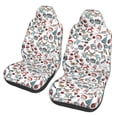 thumbnail image 1 of Fotbe Christmas Elements Pattern Automotive Seat Covers for Cars Trucks and SUVs – Car Seat Covers for Front Seats,Protective Seat Covers,Vehicle Seat Covers, Set of 2, 1 of 1
