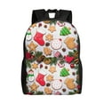 thumbnail image 1 of Fotbe Christmas Gingerbread Cookies Travel Laptop Backpack, Business Slim Sturdy Laptops Backpack, Water Resistant College School Computer Bag Gift for Men & Women Fits 15.6 Inch Notebook, 1 of 8