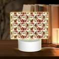 thumbnail image 1 of Fotbe Christmas Hat bear Pattern Acrylic Night Light Gift with 3 Color ModesTouch-Sensitive LED Lamp Perfect Gift for Mother's Day, Birthday, or Christmas, 1 of 9