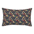 thumbnail image 1 of Fotbe Christmas Holiday Bowling Pillow Cases - Envelope Closure - Luxury, Extra Soft, Cooling Pillow Covers - Wrinkle, Fade, Stain Resistant-16"x24", 1 of 8