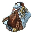 thumbnail image 1 of Fotbe Christmas Horse Pattern Car Seat Covers for Babies, Nursing Breastfeeding Cover Infant Carseat Canopy, Soft Stretchy Carrier Cover, 1 of 5