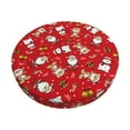 thumbnail image 1 of Fotbe Christmas Santa Cartoon Snowman A Stool Covers Round,Waterproof Round Bar Stool Covers Bar Chair Covers Washable Stool Cushion Slipcover for 12-14 Inch Chair-, 1 of 7