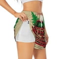 thumbnail image 1 of Fotbe Christmas Vintage Red Truck Womens High Waist Running Shorts Athletic Workout Quick Dry Shorts for Women with Pockets Gym Yoga Summer Shorts-X-Large, 1 of 9