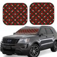 thumbnail image 1 of Fotbe Christmas With Character 2-Piece Car Windshield Sun Shade | Sun Blocker for Car Windshield | Foldable Automotive Interior Accessories for Sun Protection-Small, 1 of 7