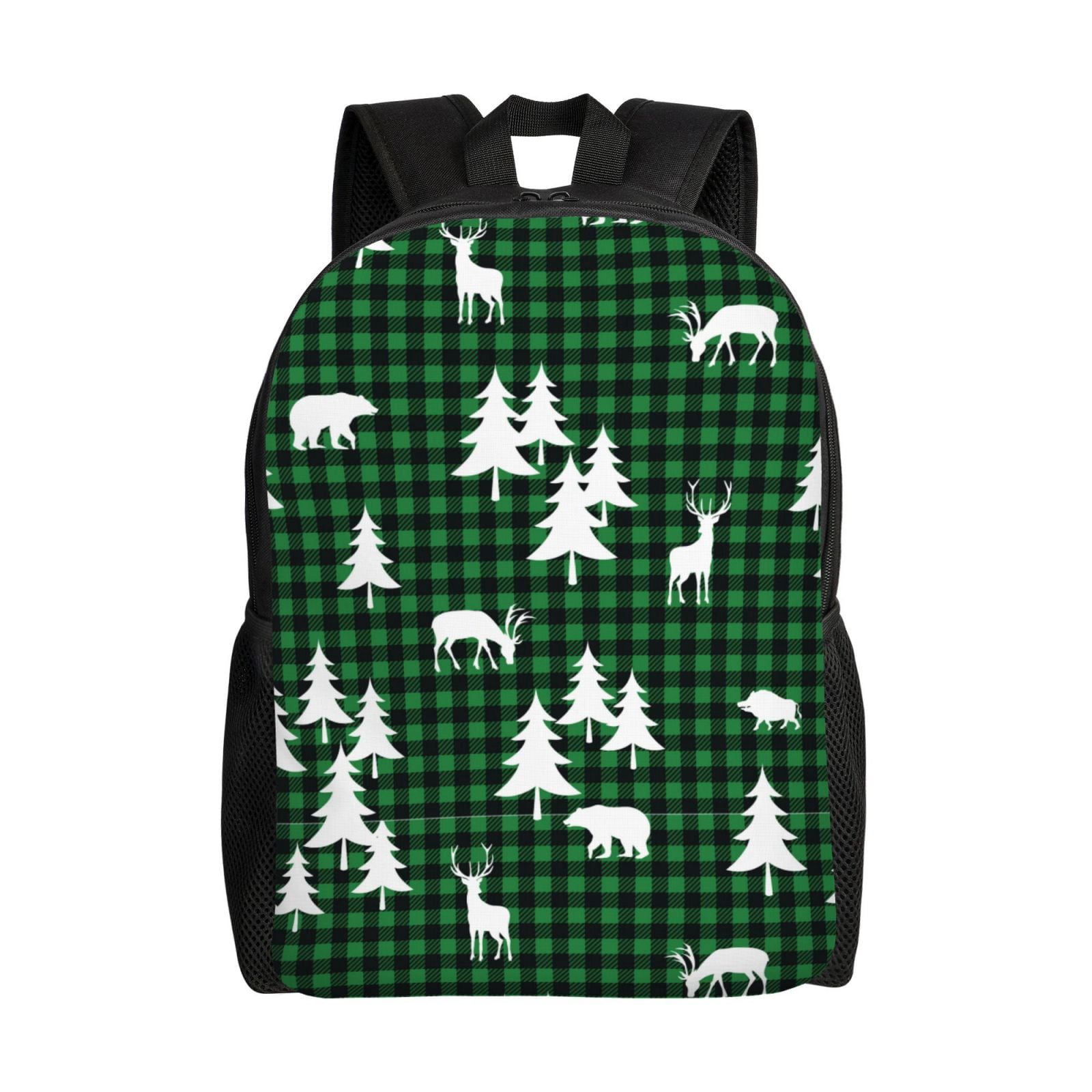 Photo inspiration: Picture Idea: Fotbe Christmas Tree Green Plaid Travel Laptop Backpack Business Slim
